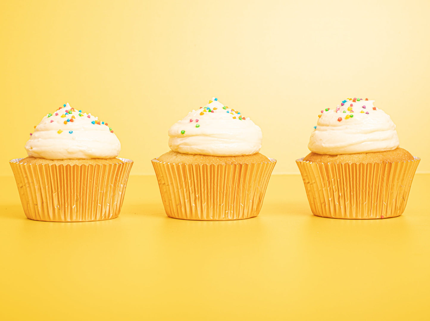 Plain Frosted Cupcakes (Dozen)