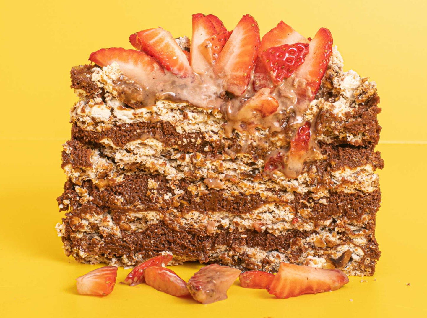 Hazelnut & Chocolate Pavlova Cake (Gluten-free)