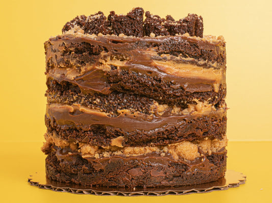 Peanut Butter & Brownie Cake