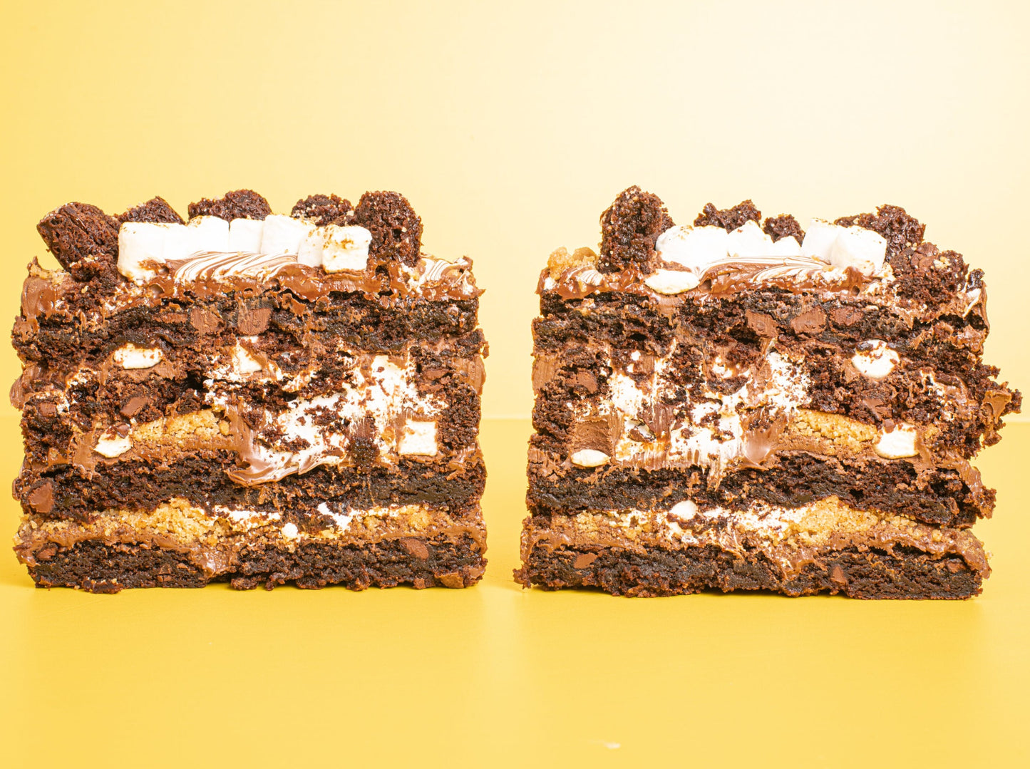 S’mores Brownie Cake