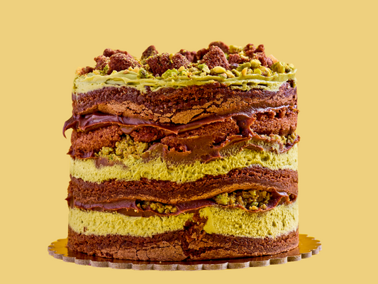 Dubai Chocolate Pistachio Cake