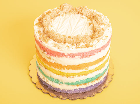 Rainbow Cream Cheese Cake